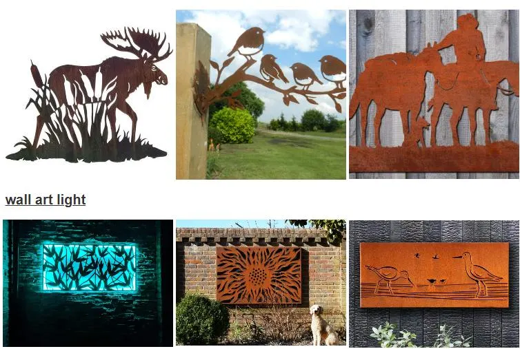 Corten Steel Wall Art to Add Decorative Touch to Your Home&prime;s Exterior