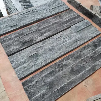 Hainan Black/Grey Basalt Bluestone Volcanic/Lava Culture Stone Split/Honed for Wall Panels/Flagstone/Tiles/Kerbs for Garden/Villa Project Price